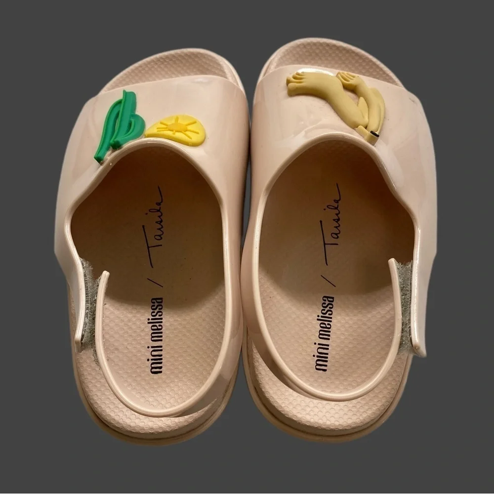 Mini Melissa Cloud Sandal + Tarsila do Amaral BB Light Pink, size 10